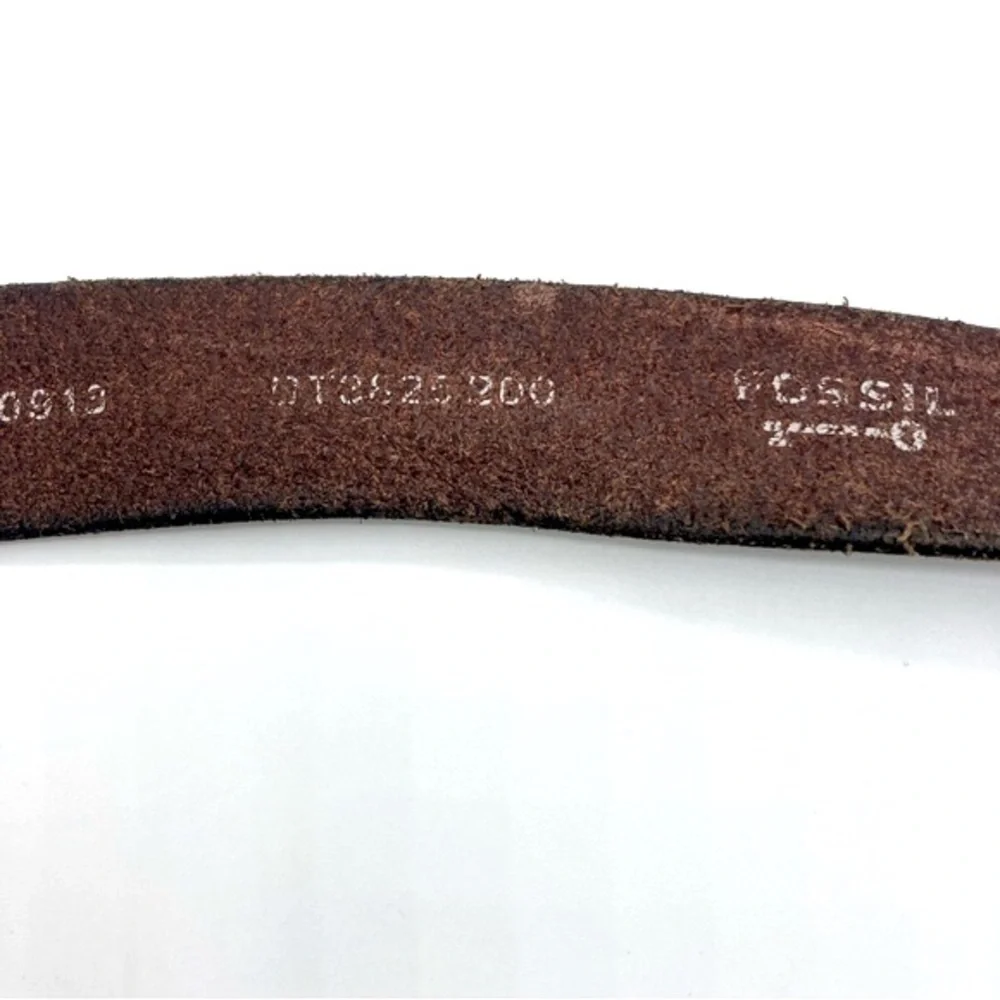 Fossil Mens Leather Belt‎ Medium